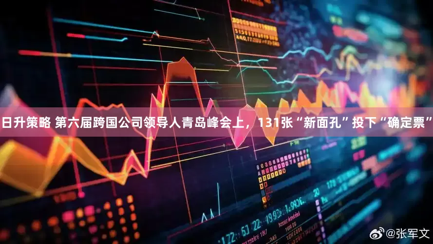 日升策略 第六届跨国公司领导人青岛峰会上，131张“新面孔”投下“确定票”
